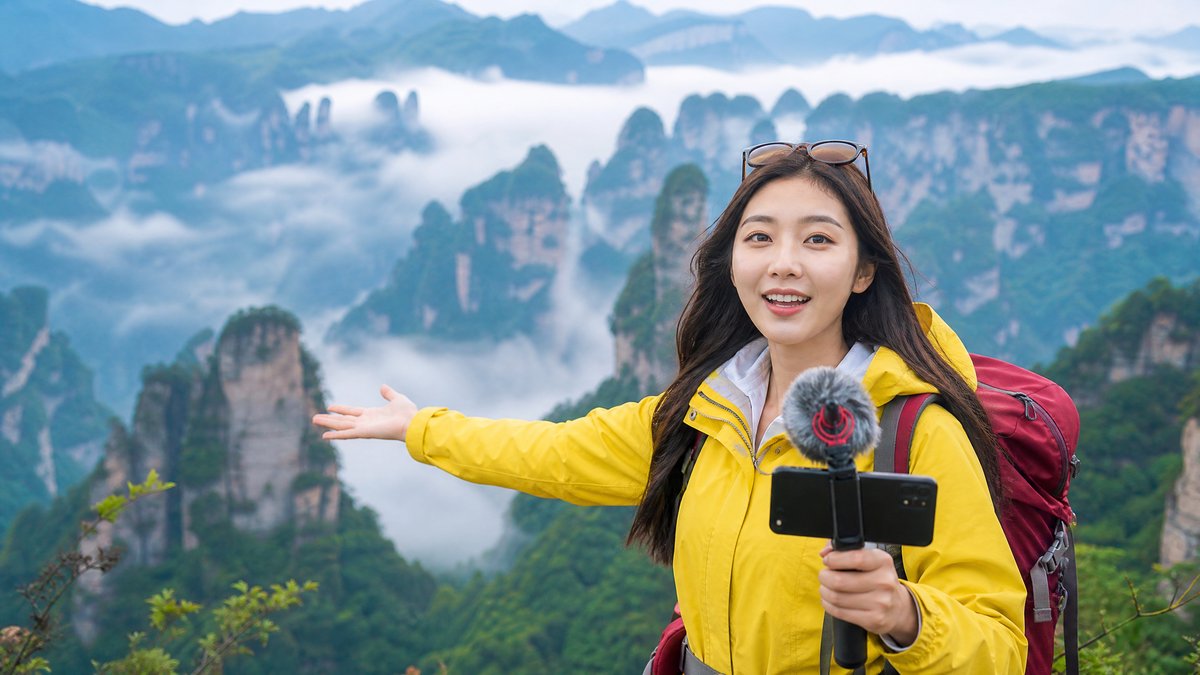 少妇户外旅行生活视频记录